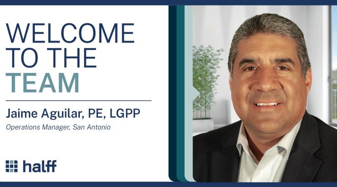 Welcome Halff San Antonio Operations Manager Jaime Aguilar